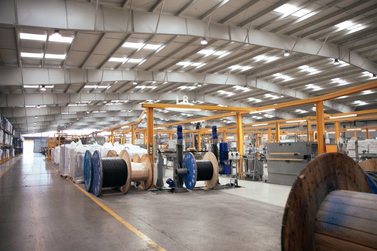 Interior de les instal·lacions de la companyia
