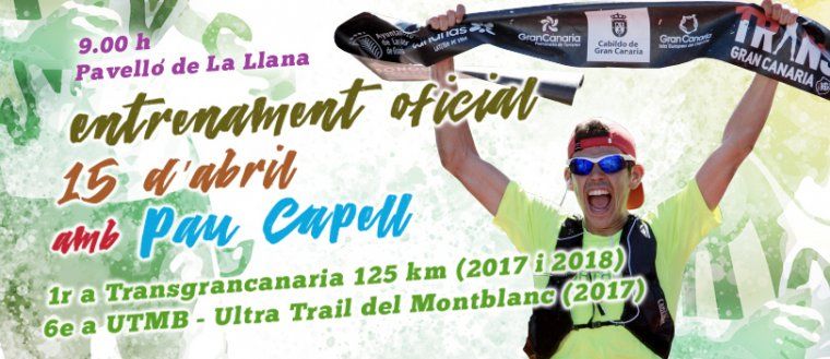 Pau Capell oferirà un entrenament gratuït al Pavelló de La Llana