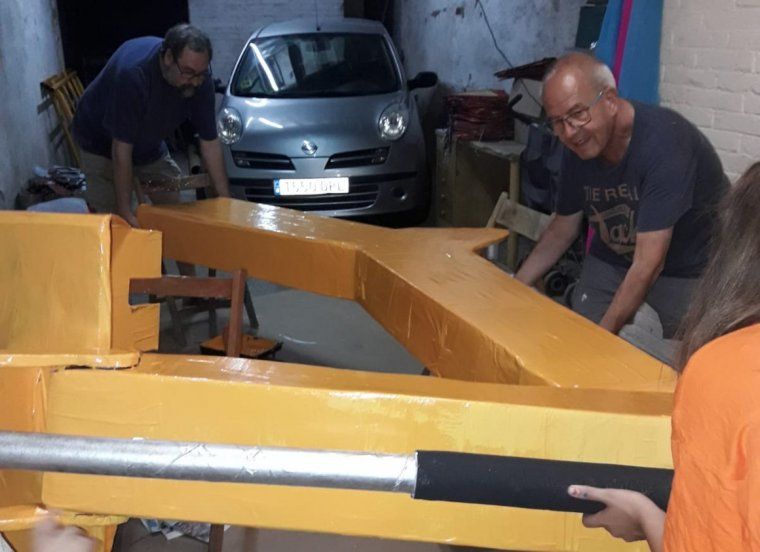 Preparatius per la Festa del Carrer Sant Jaume