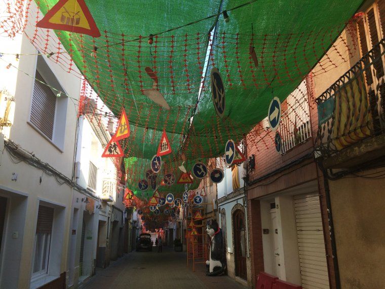 Decoració del carrer Sant Jaume