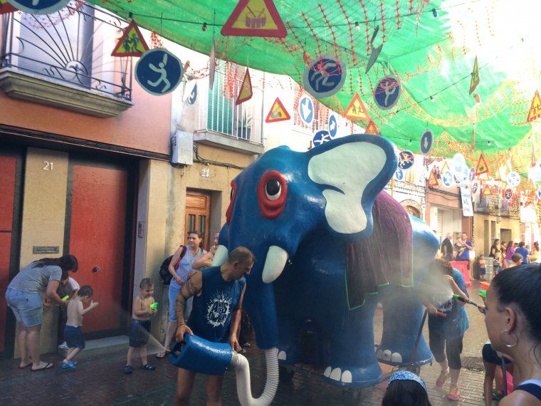 El Bòjum a les festes del carrer Sant Jaume