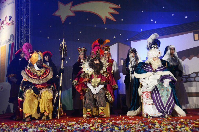 Els Reis Mags, preparats per la Cavalcada