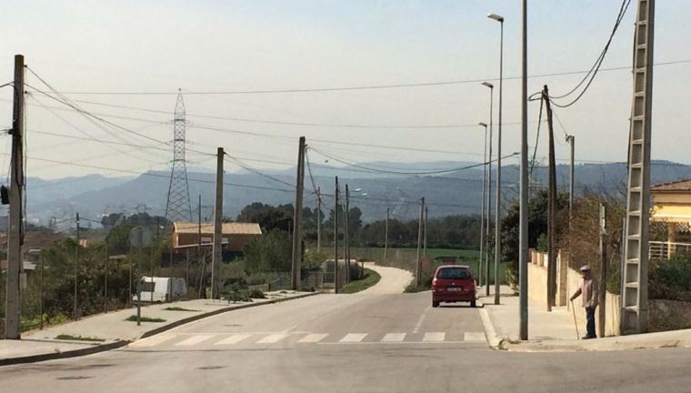 El final del camí que porta de l'Escola Rivo Rubeo fins a l'abocador de Can Balasc