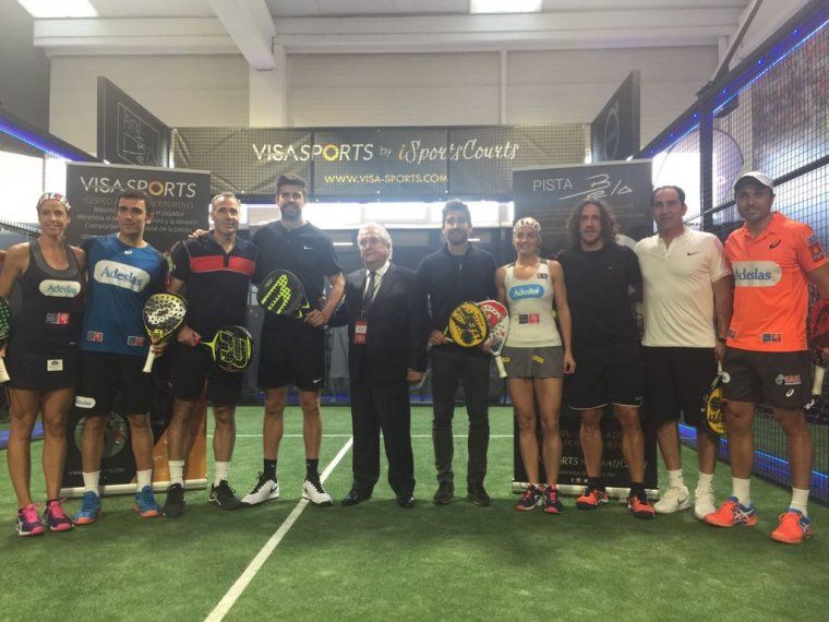 Tots els esportistes convidats a la inauguració de la pista Bela de Visa Sports a Rubí