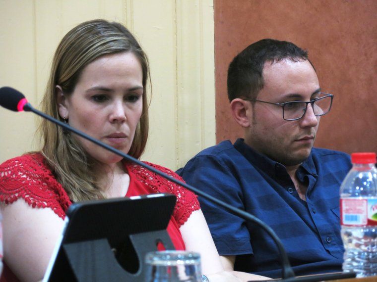 Noelia Borque i Jonatan Cobo, actuals regidors del Partit Popular a Rubí