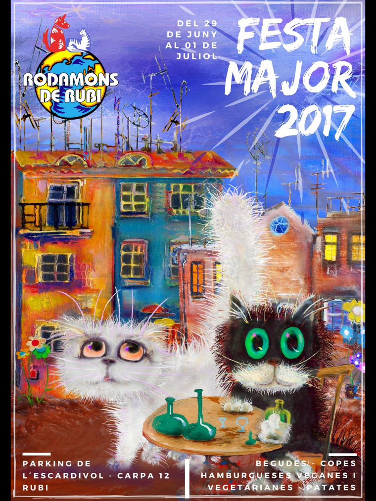 Rodamons de Rubí convida a tots els rubinencs i rubinenques a gaudir de la Festa Major