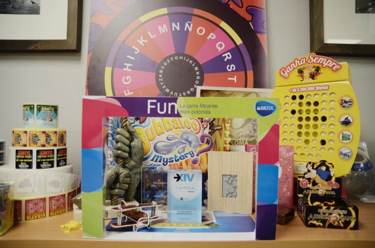 Alguns dels productes que es materialitzen a Grifoll, juntament amb el Premi Cambra 2015