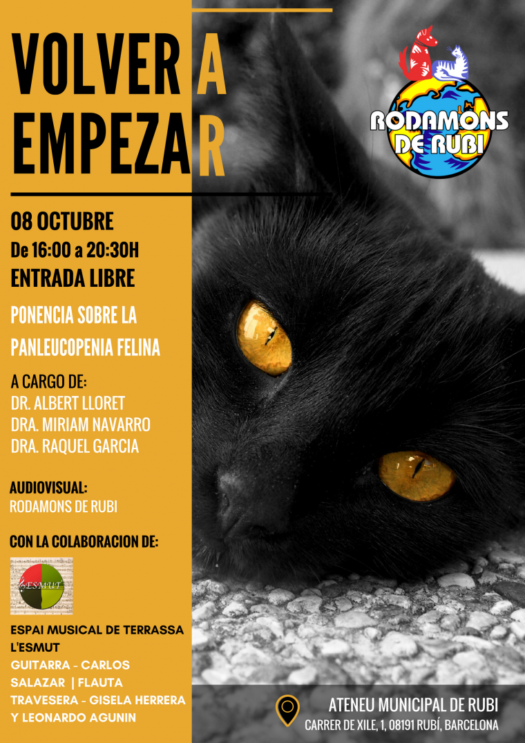 Cartell de l'acte organitzat per Rodamons de Rubí