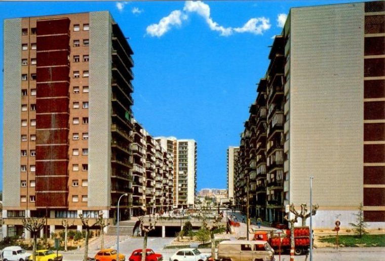 Una postal de Les Torres dels anys 70 Una postal de Les Torres dels anys 70