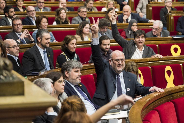 Votació al Parlament de Catalunya