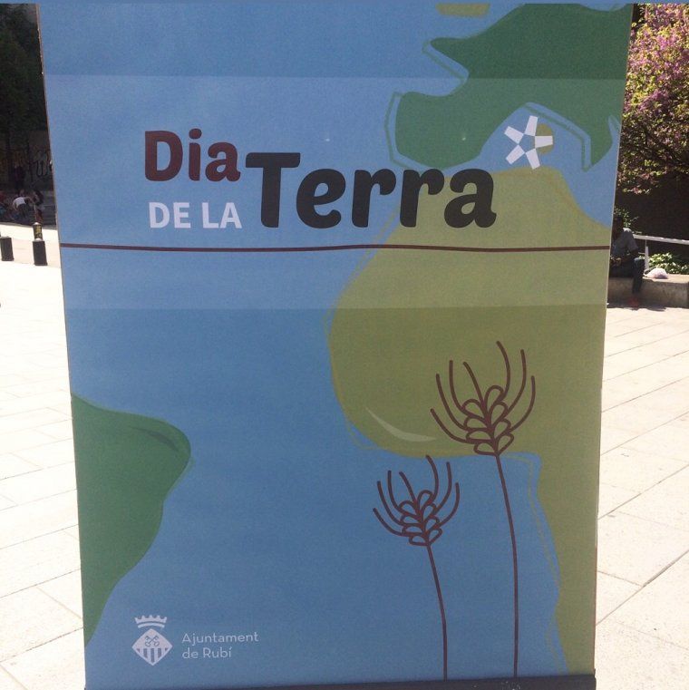 El cartell oficial del Dia de la Terra de Rubí.