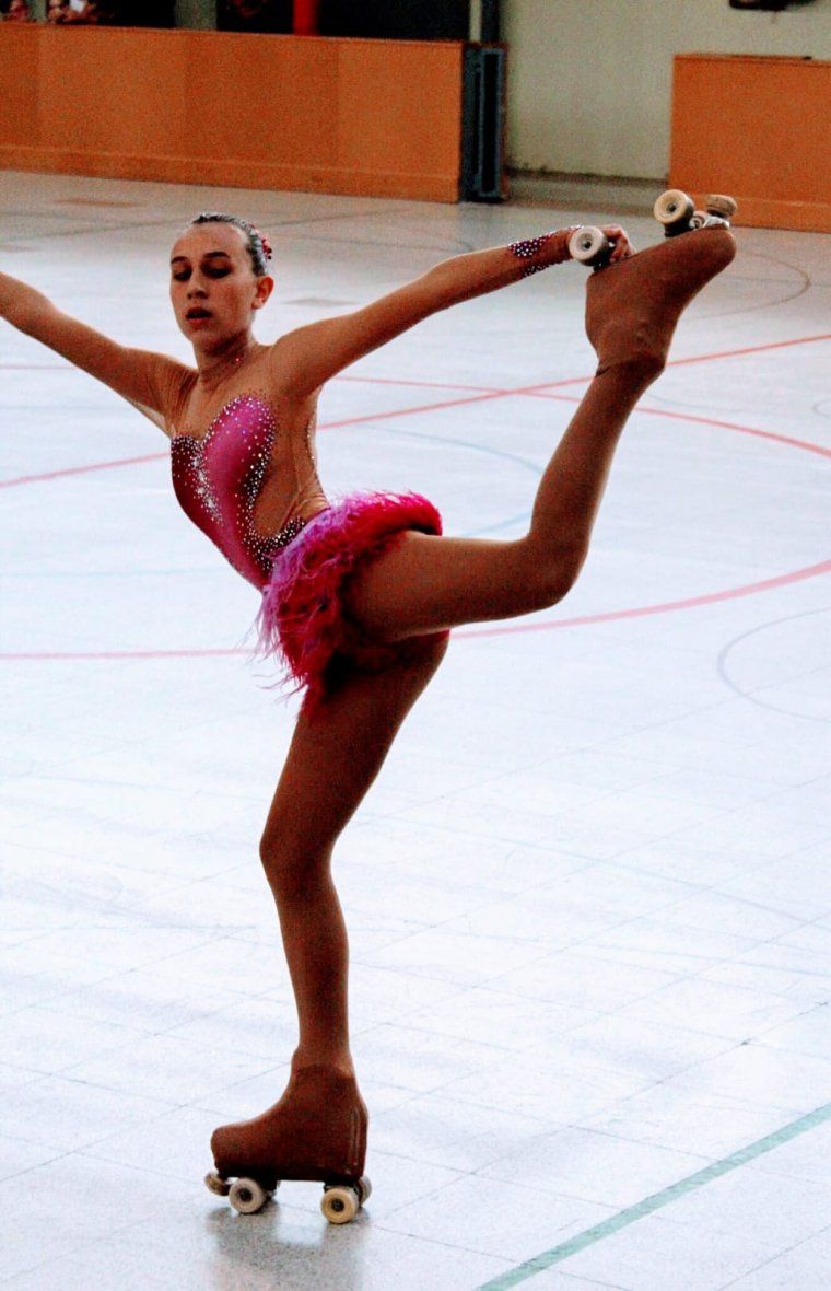La patinadora Noelia Bou Rodríguez