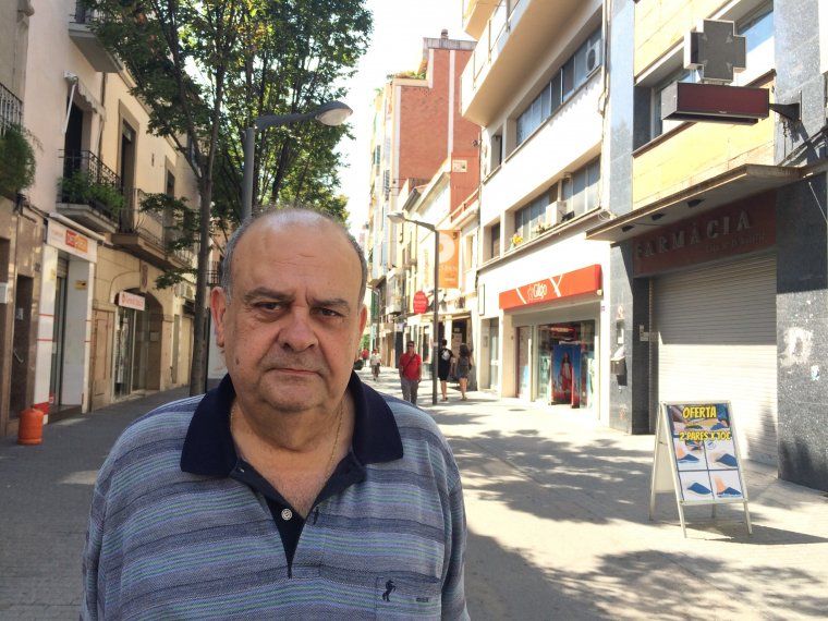 Joaquim Gracia Casas-Salat, al carrer Major de Rubí