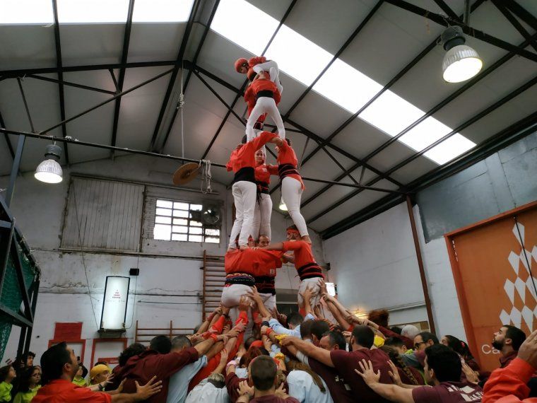 Els Castellers de Rubí en una imatge d'arxiu