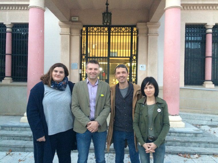 Els regidors d'ERC Ariadna Martin, Xavier Corbera, Joan Puntí i Montse Soler Els regidors d'ERC Ariadna Martin, Xavier Corbera, Joan Puntí i Montse Soler