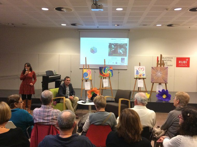 Montse Clemente, a la presentació del llibre