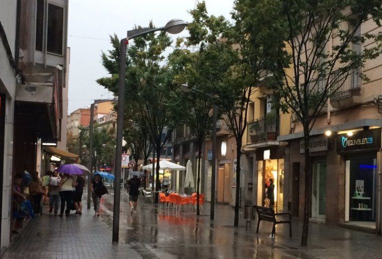El temporal Filomena passa per Rubí sense deixar neu El temporal Filomena passa per Rubí sense deixar neu