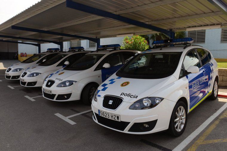Vehicles de la Policia Local de Rubí