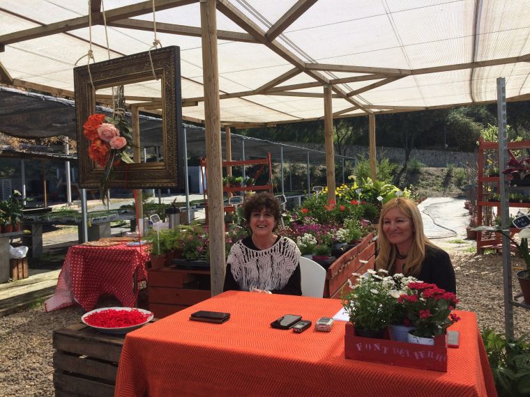 Presentació de l'exposició d'Anna Tamayo a la Finca Font del Ferro