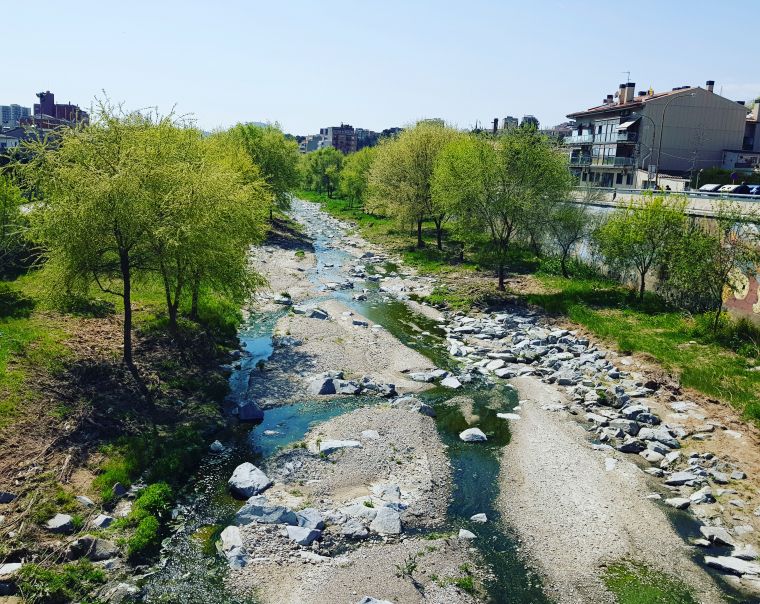 La riera de Rubí. FOTO: Arxiu 