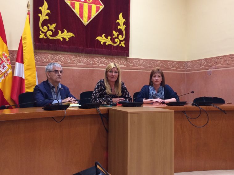 Viñas, Martínez i García a la Sala de Plens