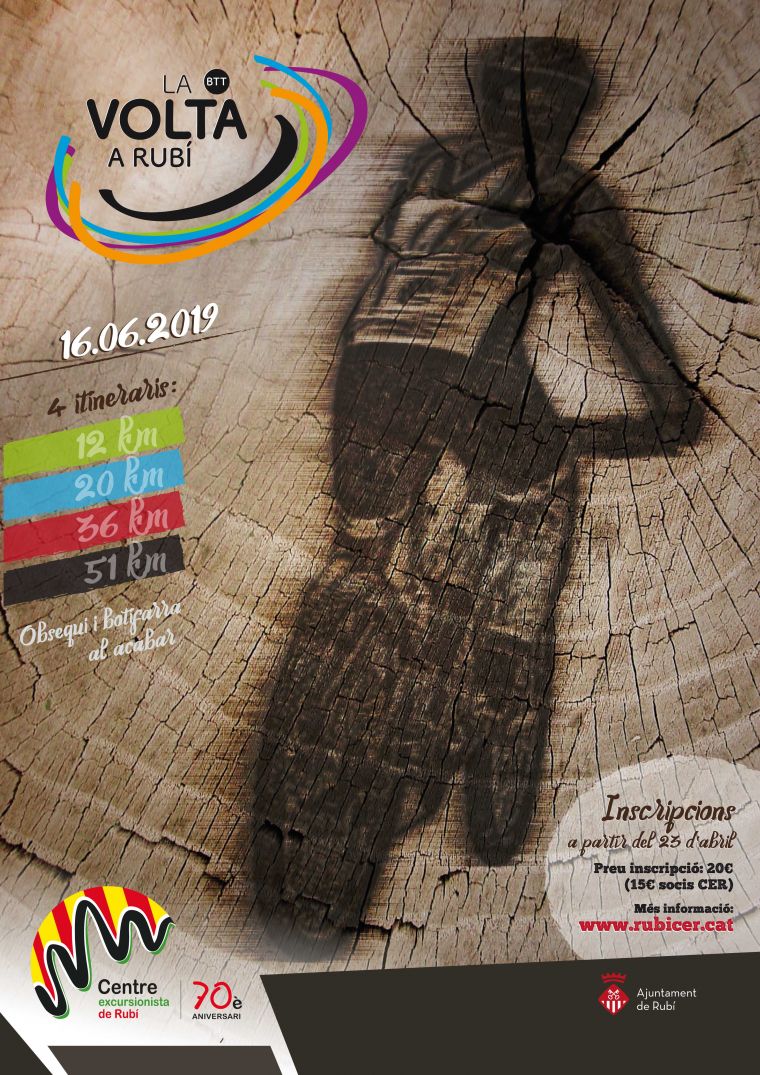 Cartell de la Volta BTT d'enguany