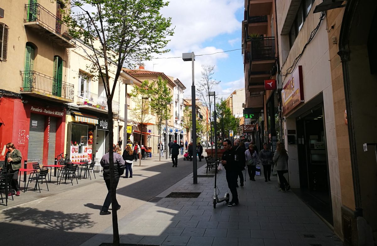 Les obres permetran consolidar l'illa de vianants de Rubí