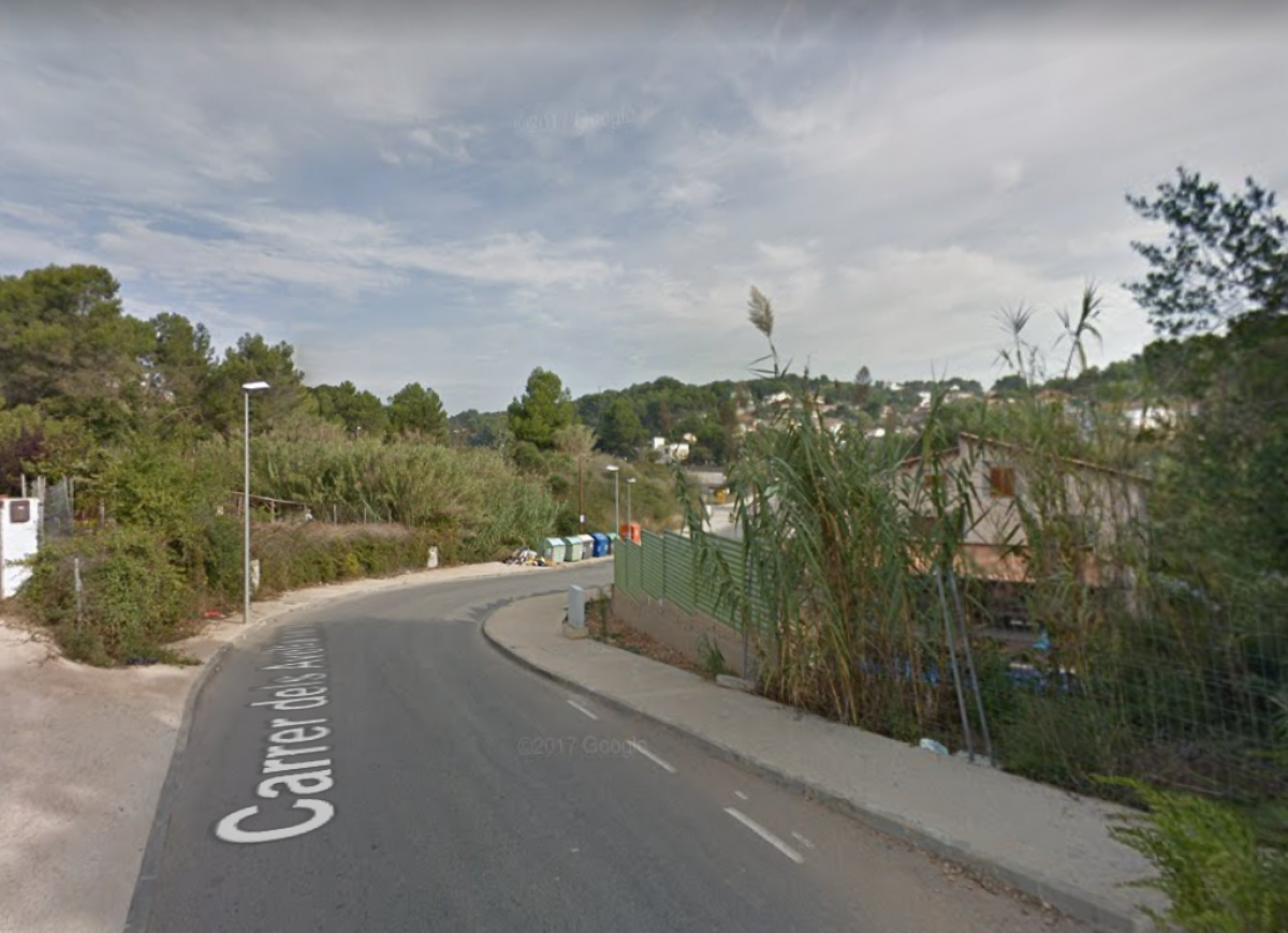 Tram del carrer dels Avellaners, a Rubí