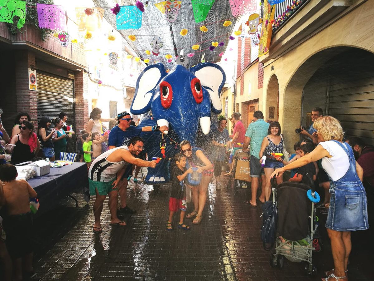 El Bòjum a les darreres festes del carrer Sant Jaume de Rubí