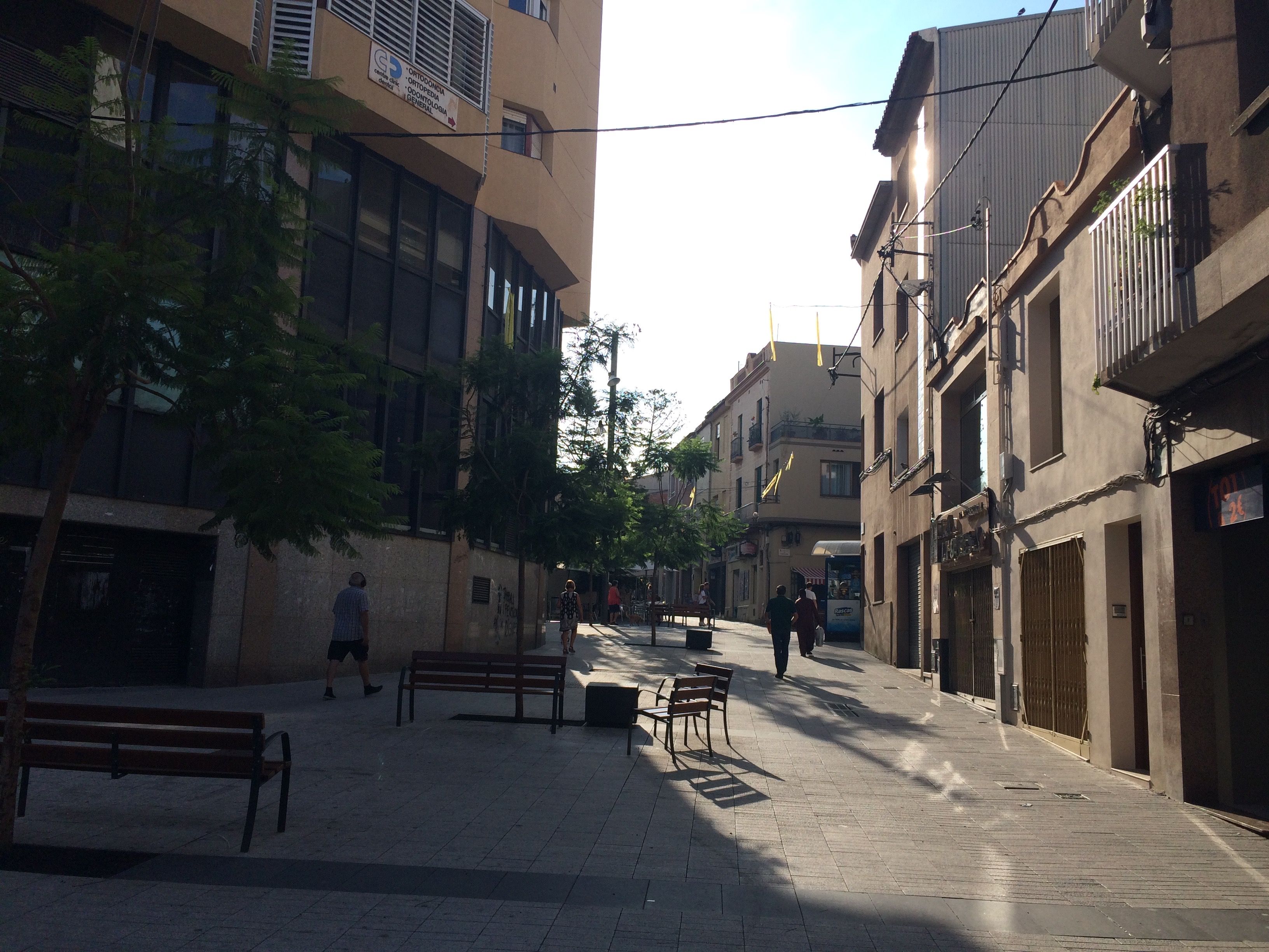 Imatge de la plaça Pere Esmendia