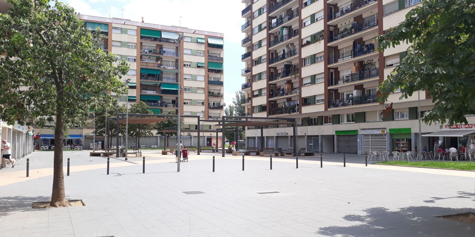 Futura plaça Neus Català, ubicada a Les Torres