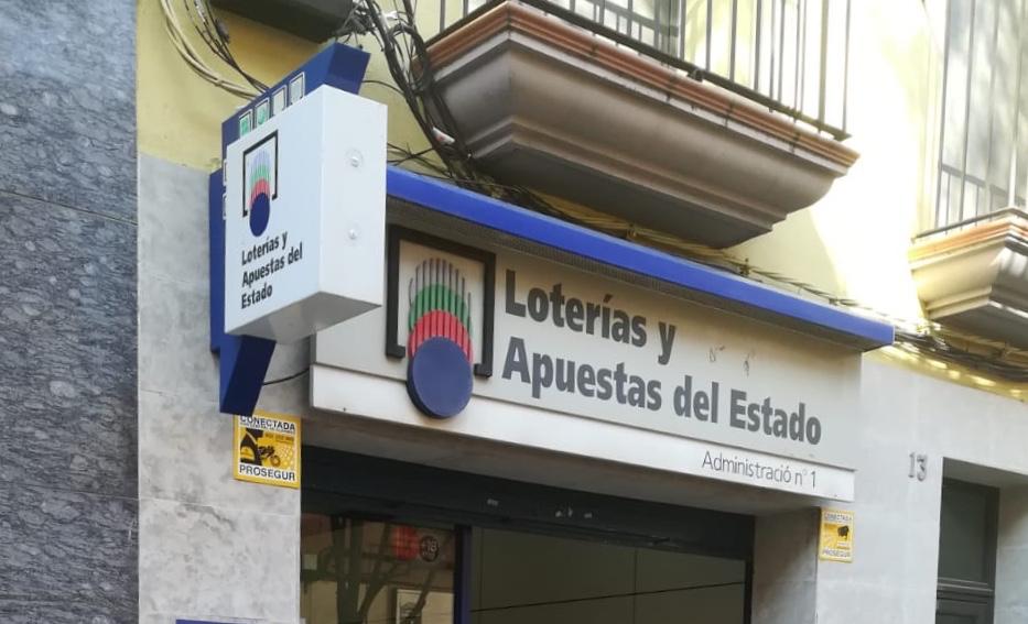 L'administració de loteria del passeig Francesc Macià de Rubí. ARXIU