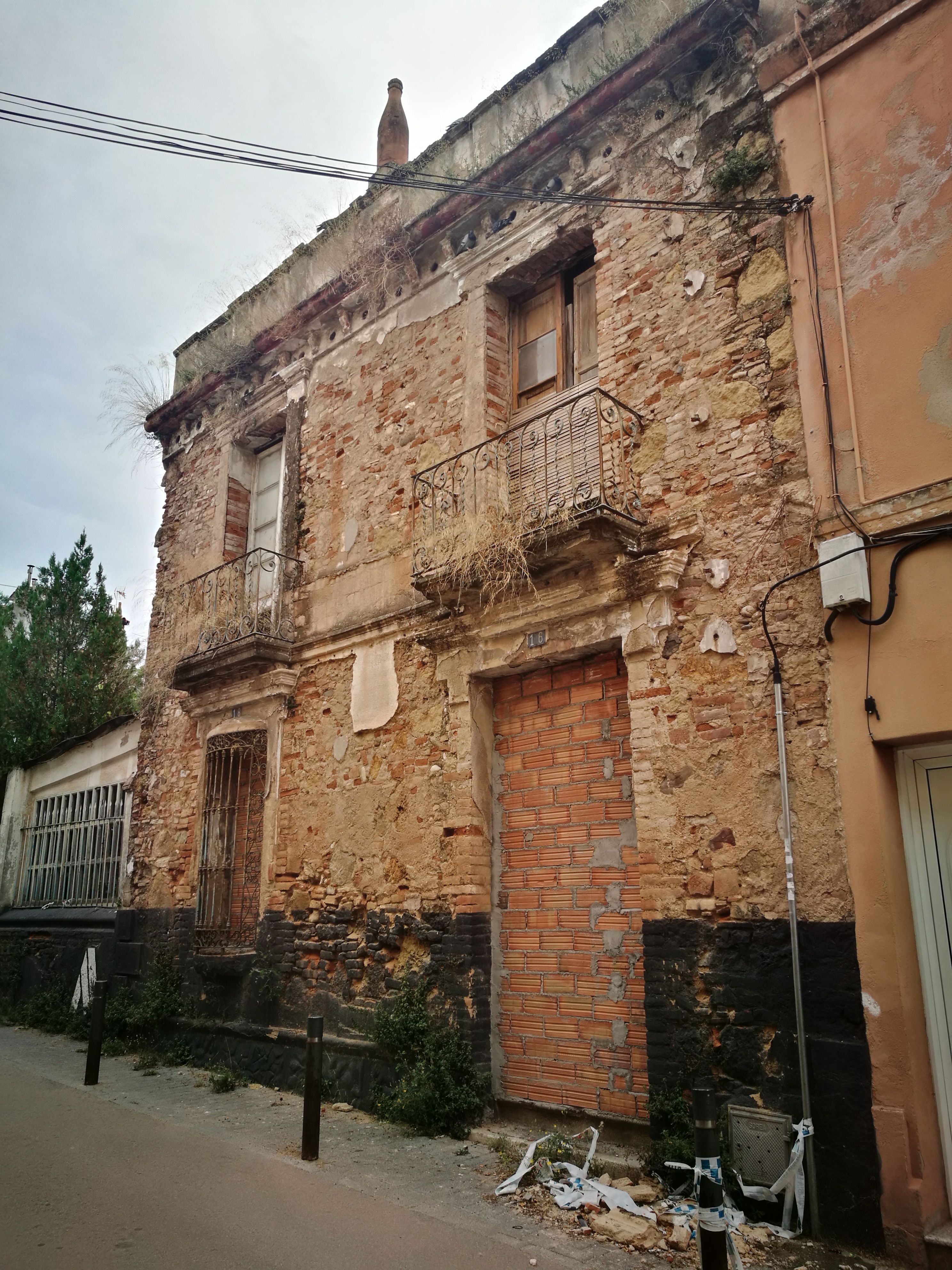 Vista del carrer Pintor Murill de Rubí