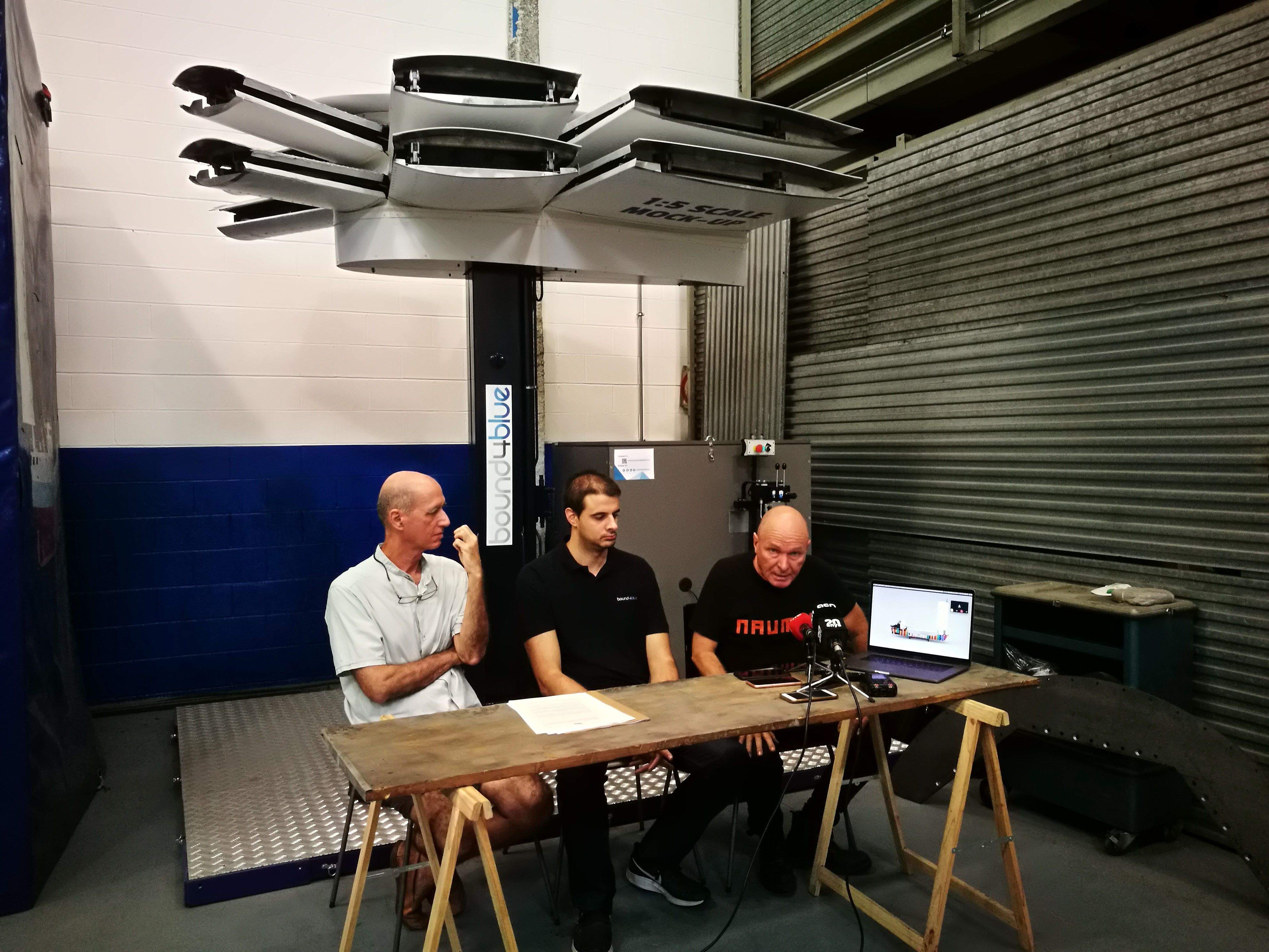 De dreta a esquerra, Carlus Padrissa, José Miguel Bermúdez i José Luis Pelegrí