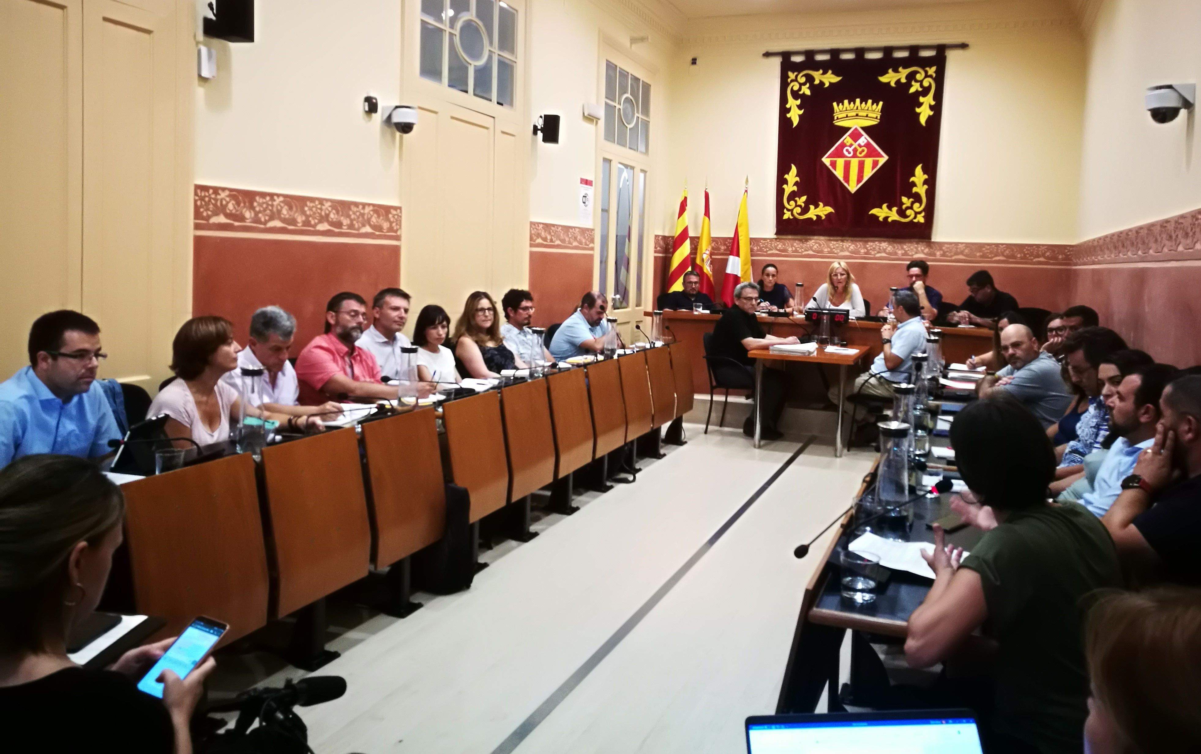 Ple municipal de Rubí del 5 de setembre