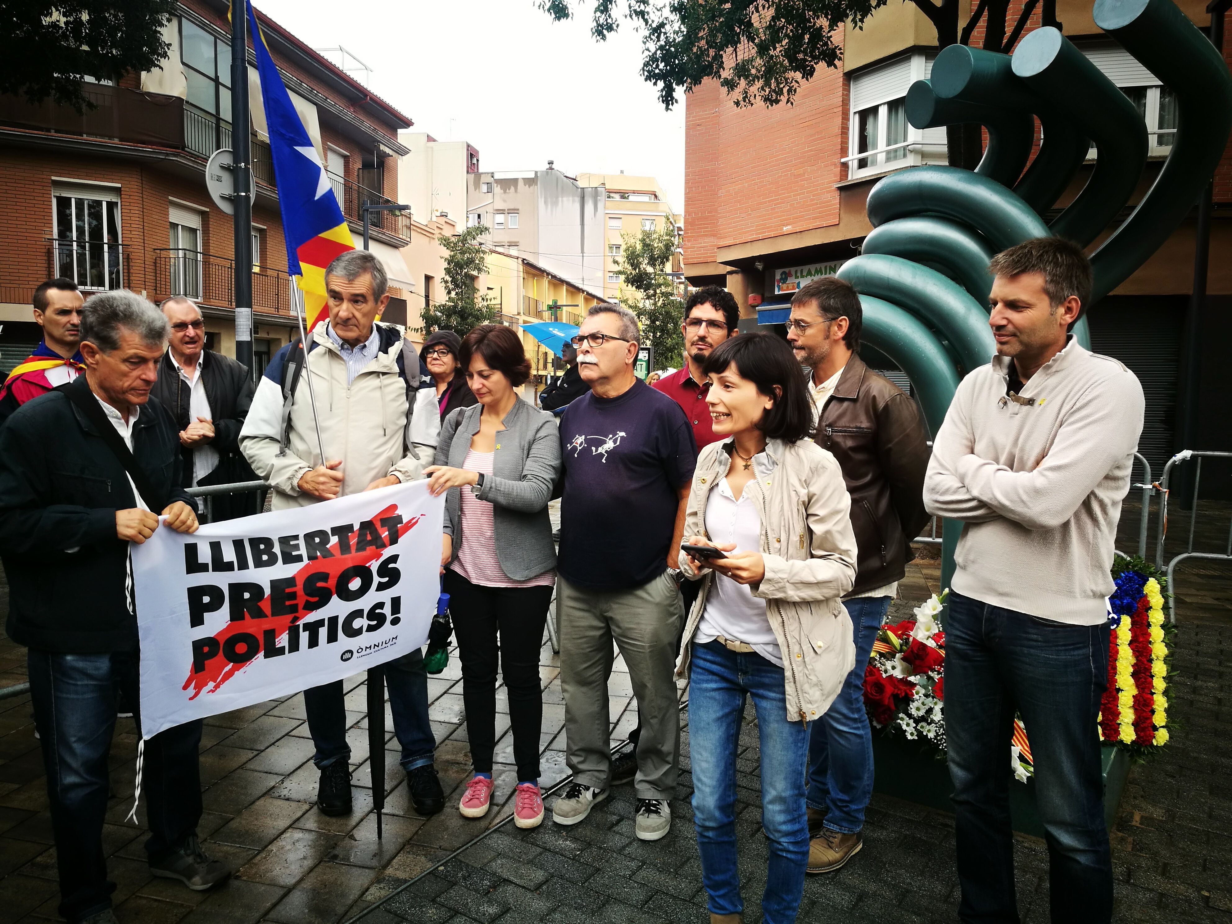 Esquerra Rubí a la darrera Diada de Catalunya a Rubí