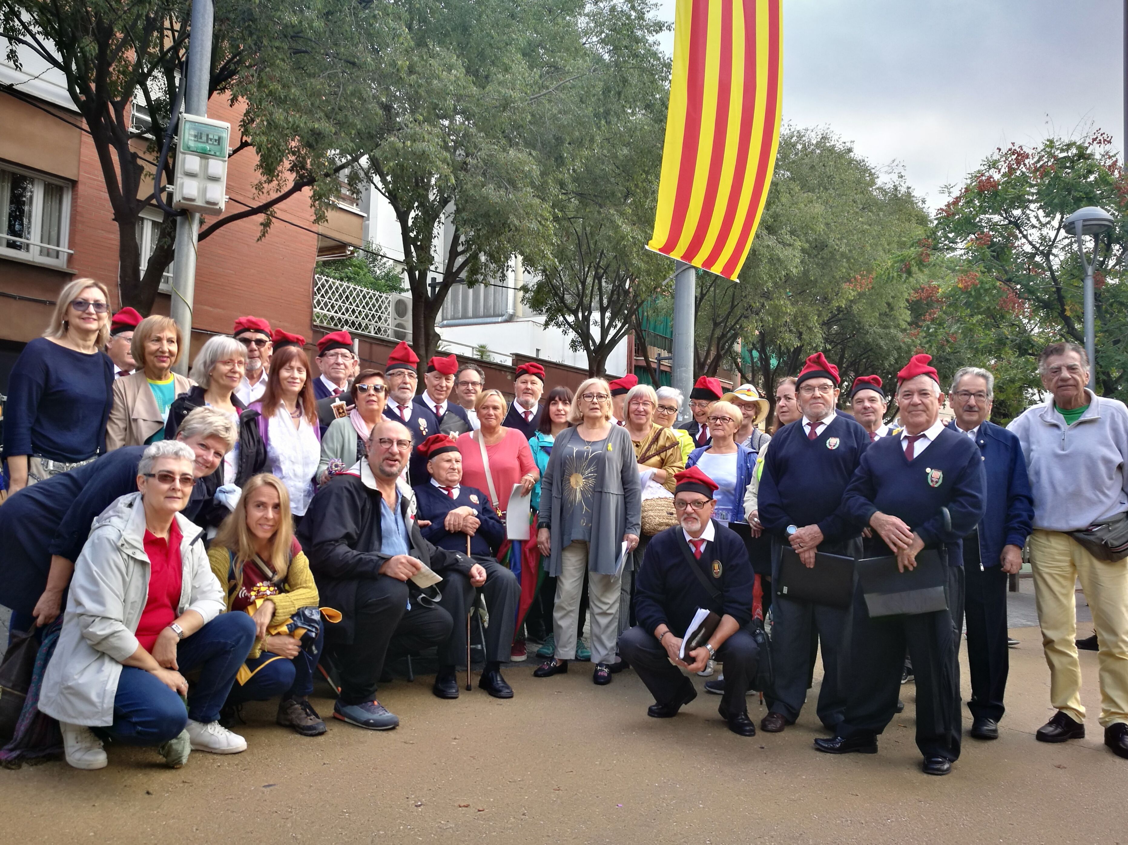 Unió Coral Rubinenca a la plaça Onze de Setembre