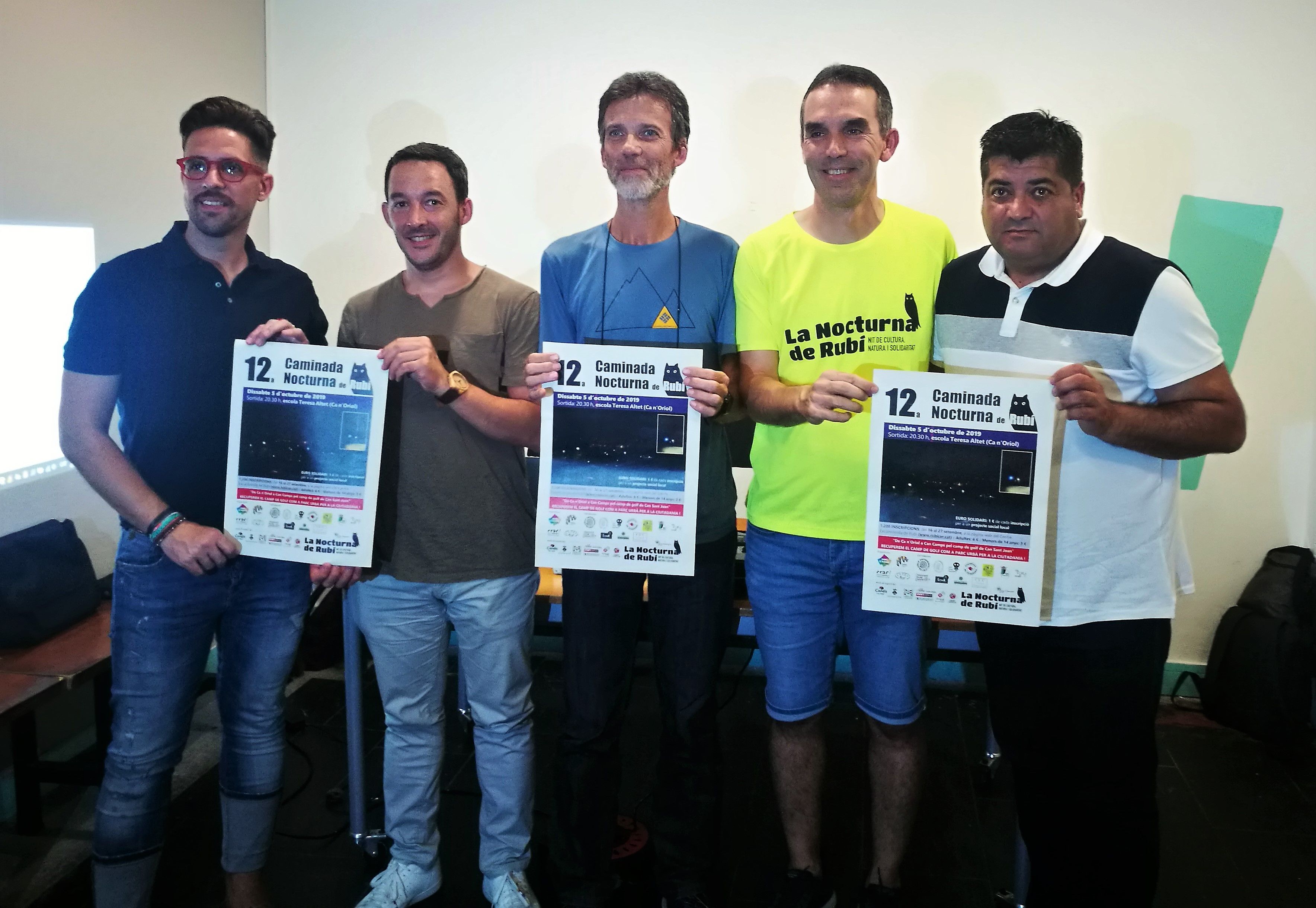 Presentació de la Caminada Nocturna davant dels mitjans