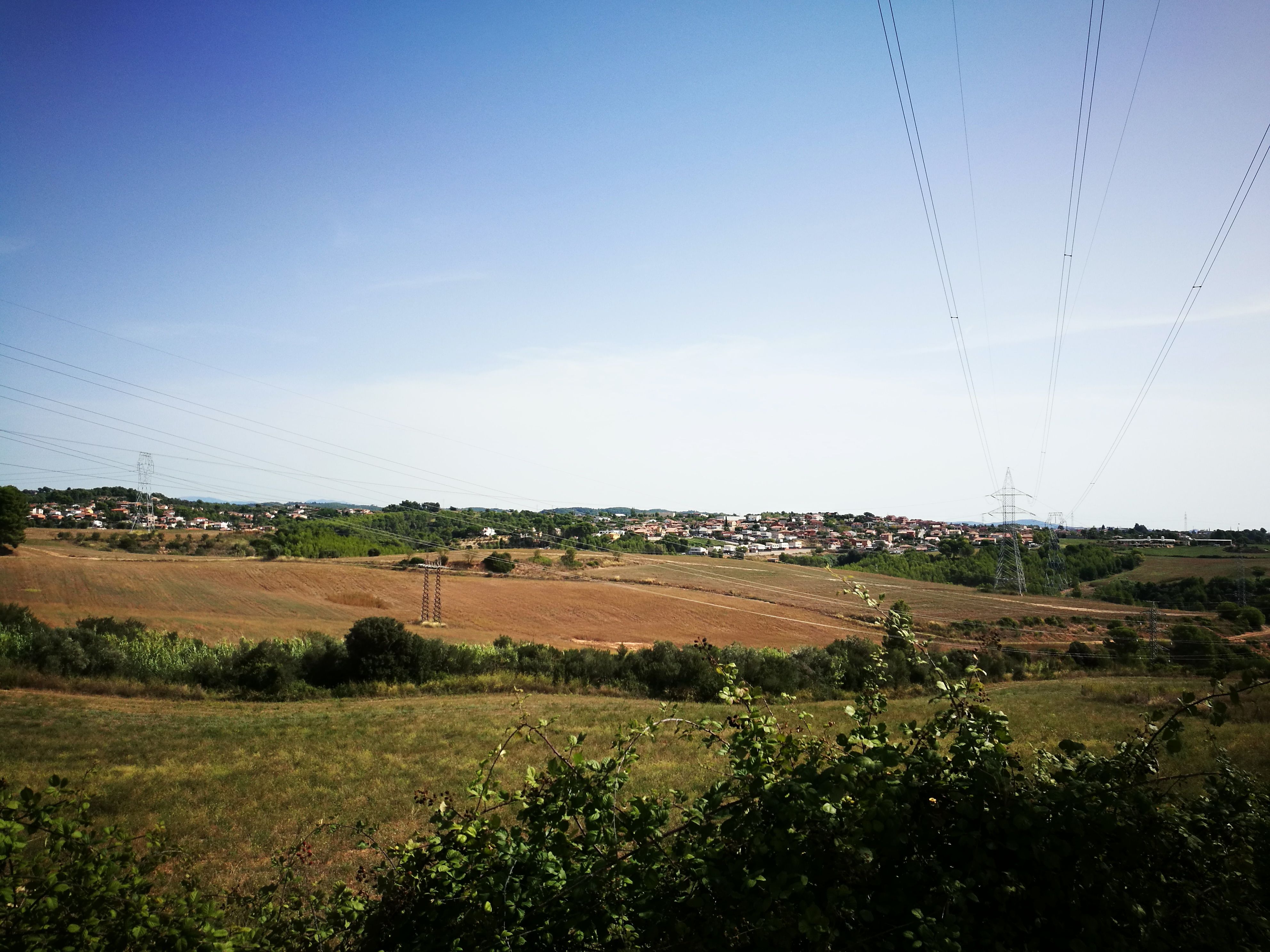 Vista de Rubí des de Castellbisbal