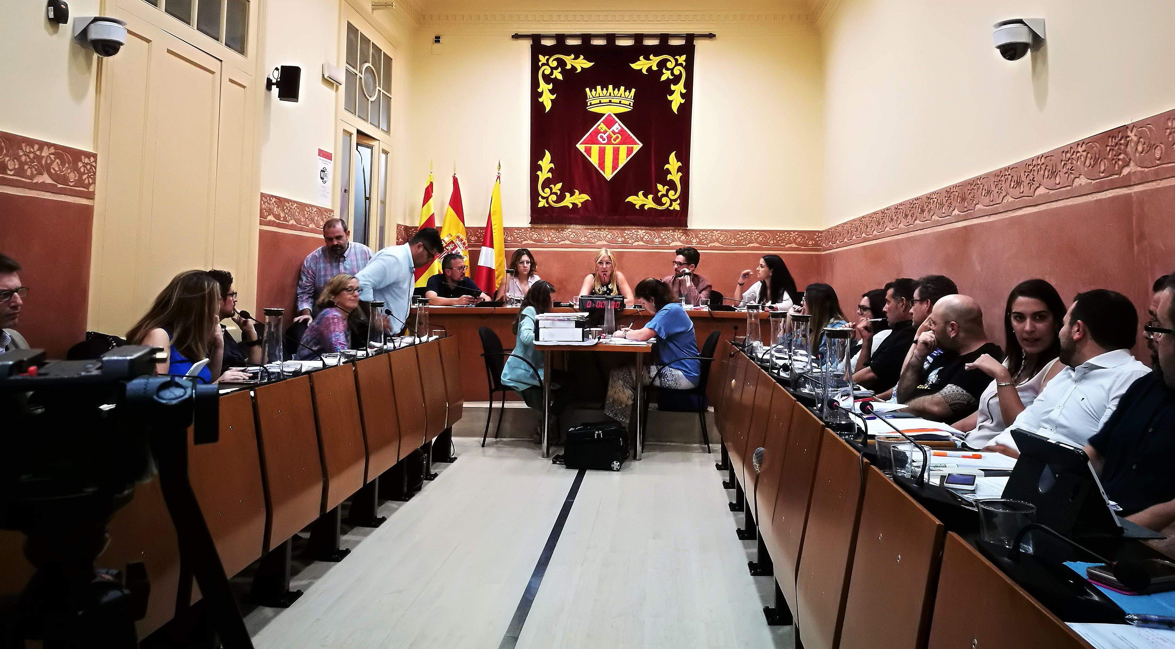 Ple municipal de Rubí del 26 de setembre. FOTO: Redacció.