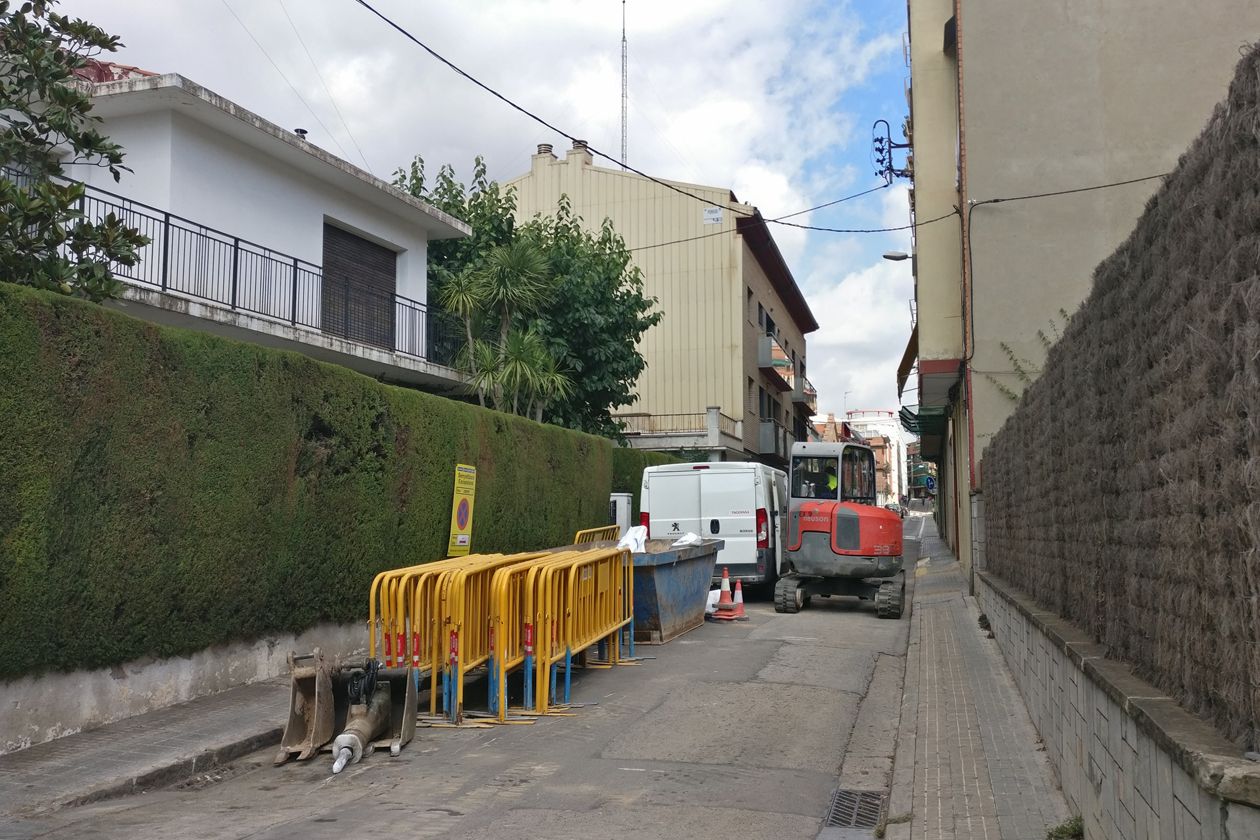 Els treballs de Sorea han arrencat aquest dilluns i comporten afectacions viàries. FOTO: Ajuntament de Rubí