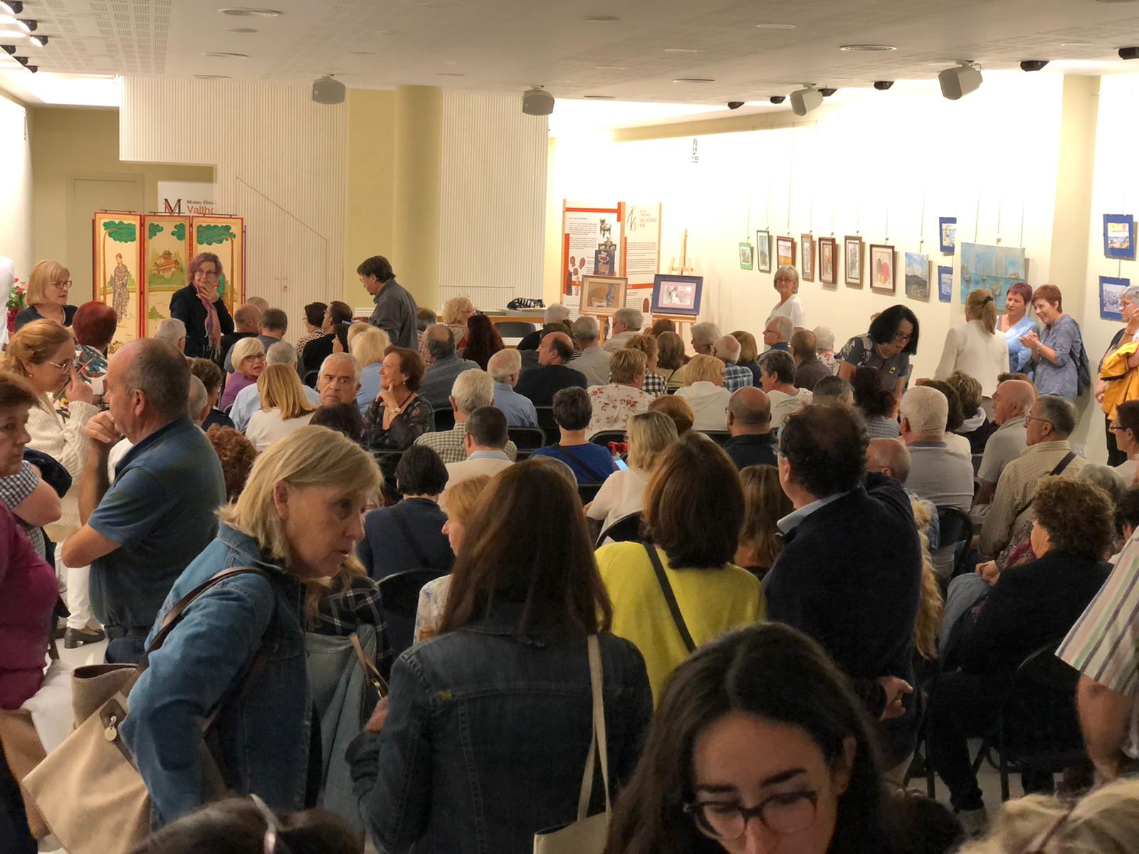 Alonso-Cuevillas va presentar el seu llibre davant de 150 persones al Museu Vallhonrat de Rubí