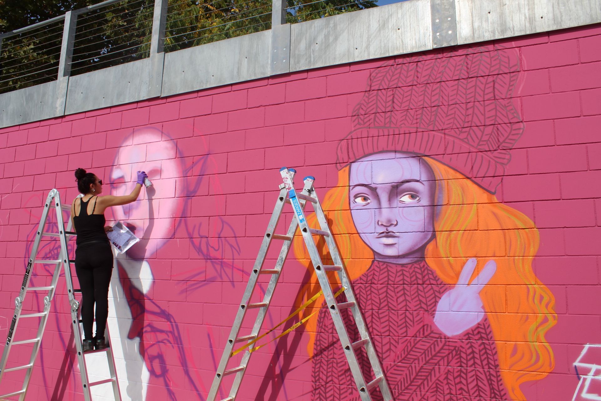 El festival Full Colors mostra l'art urbà i compta amb altres activitats. FOTO: Redacció