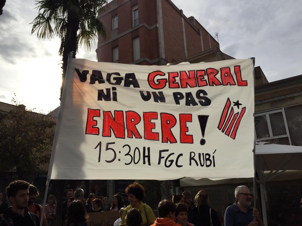 La vaga general ha estat convocada per la Intersindical-CSC i la Intersindical Alternativa de Catalunya. FOTO: Redacció