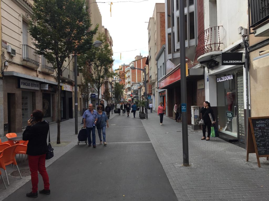 L'avinguda de Barcelona a mig matí. FOTO: Redacció