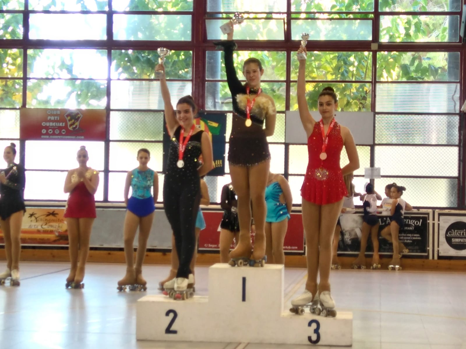 L'Elsa Quero ha aconseguit el primer lloc en el campionat de patinatge artístic de Barcelona. FOTO: Cedida L'Elsa Quero ha aconseguit el primer lloc en el campionat de patinatge artístic de Barcelona. FOTO: Cedida