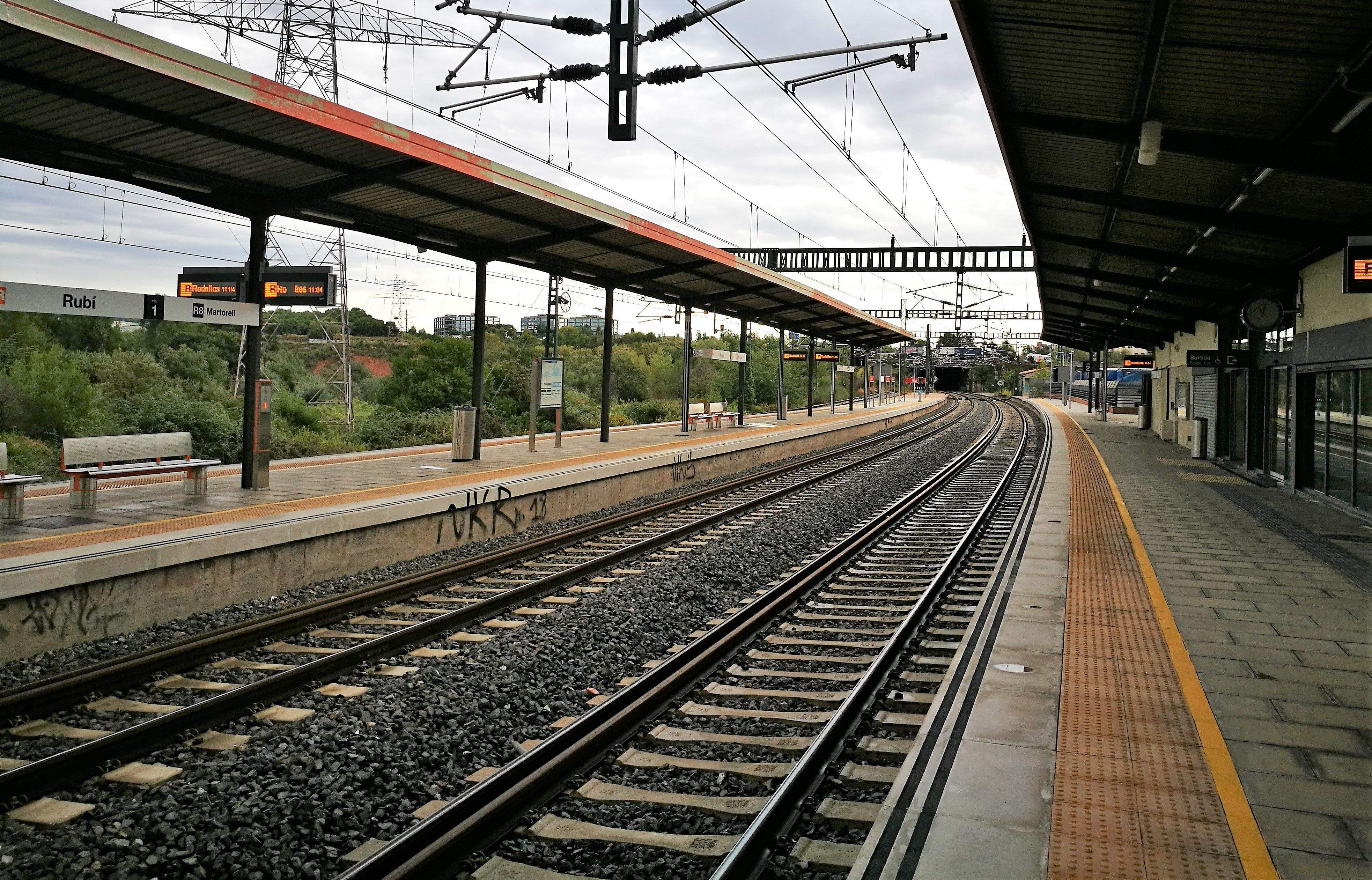 L'estació de Renfe de Rubí. FOTO: Redacció
