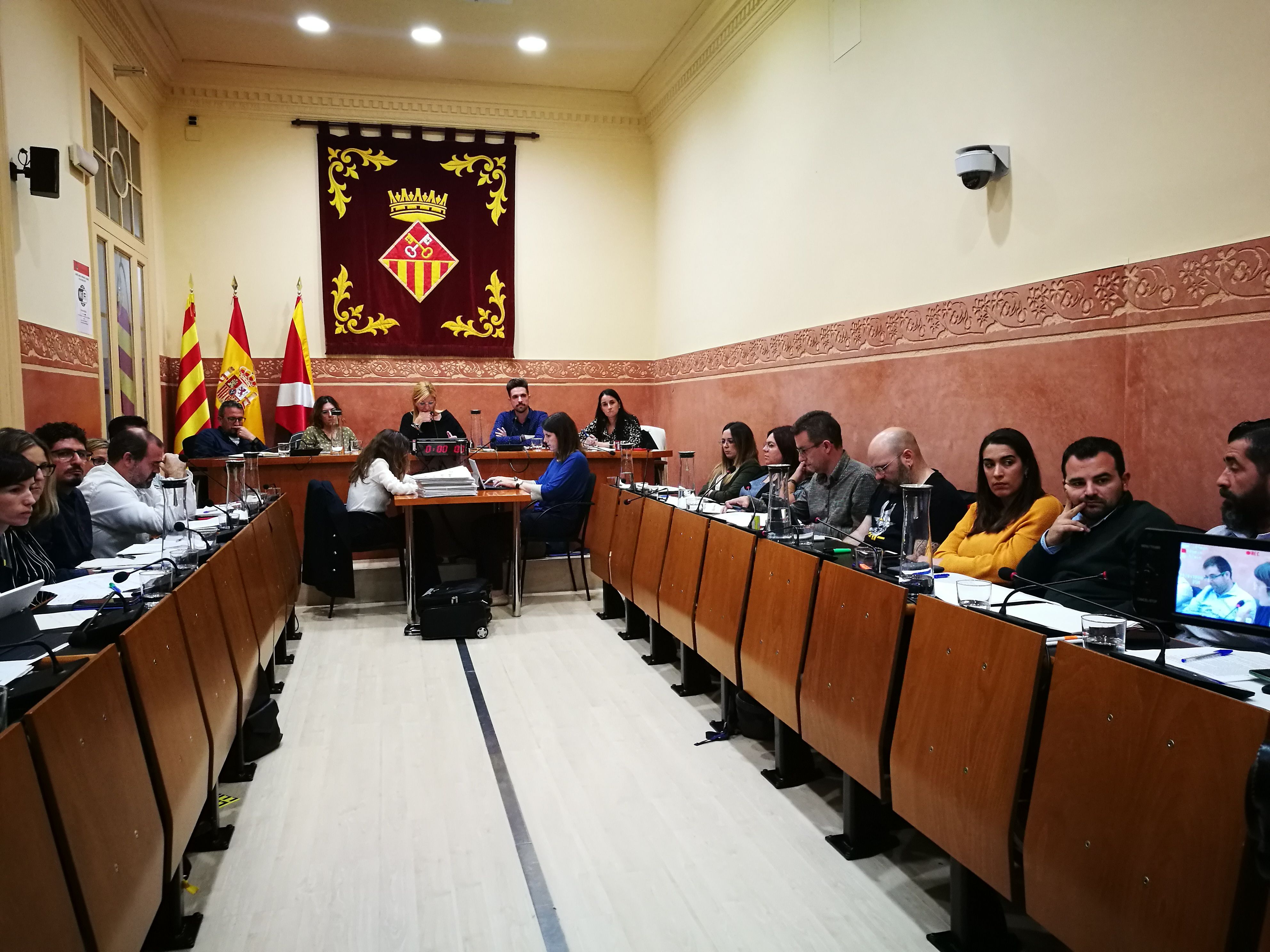 Ple municipal del mes d'octubre. FOTO: Redacció