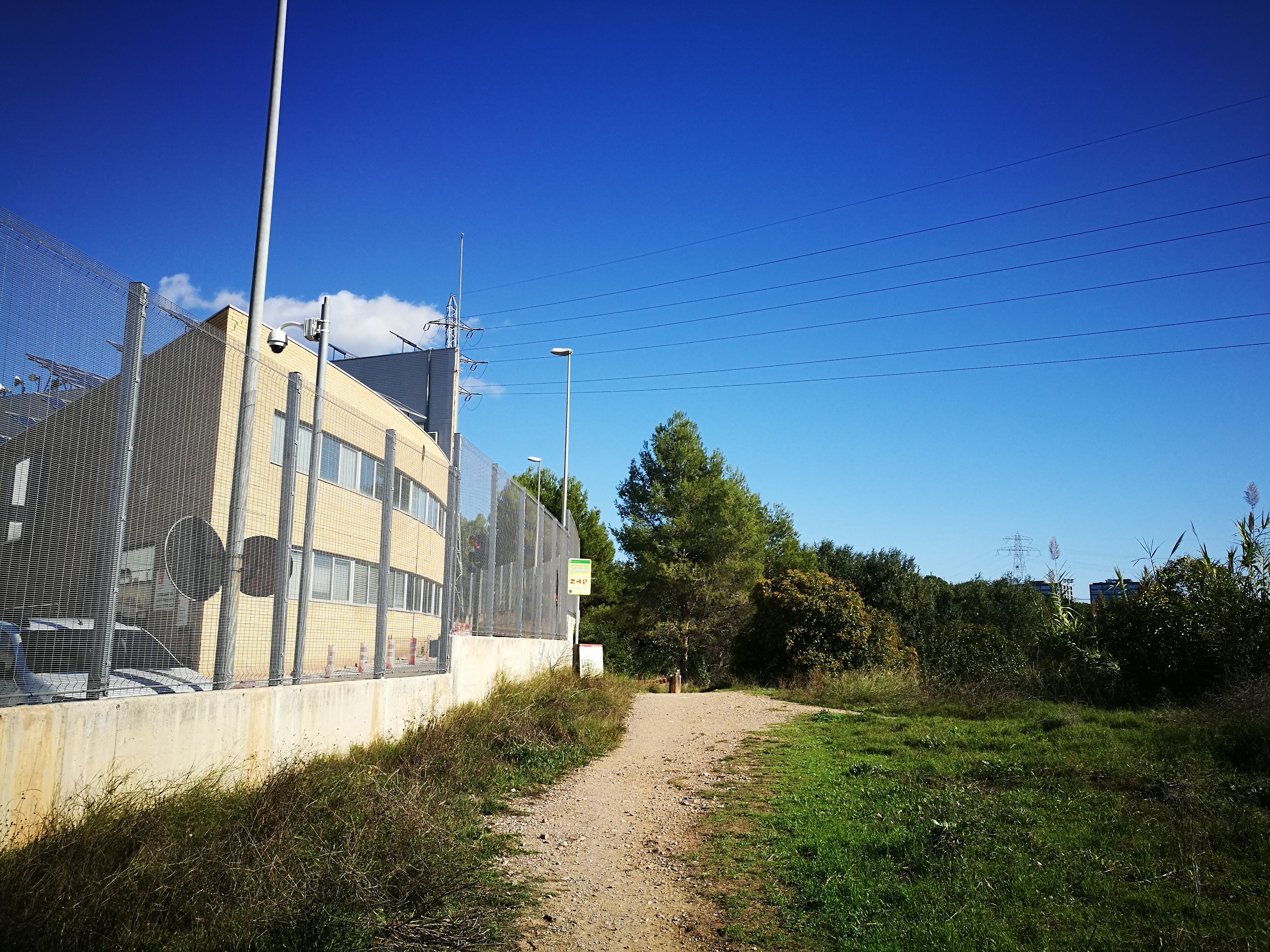 En un moment de la ruta arribarem al arribarem al Centre Operatiu de Rubí dels FGC. FOTO: Redacció