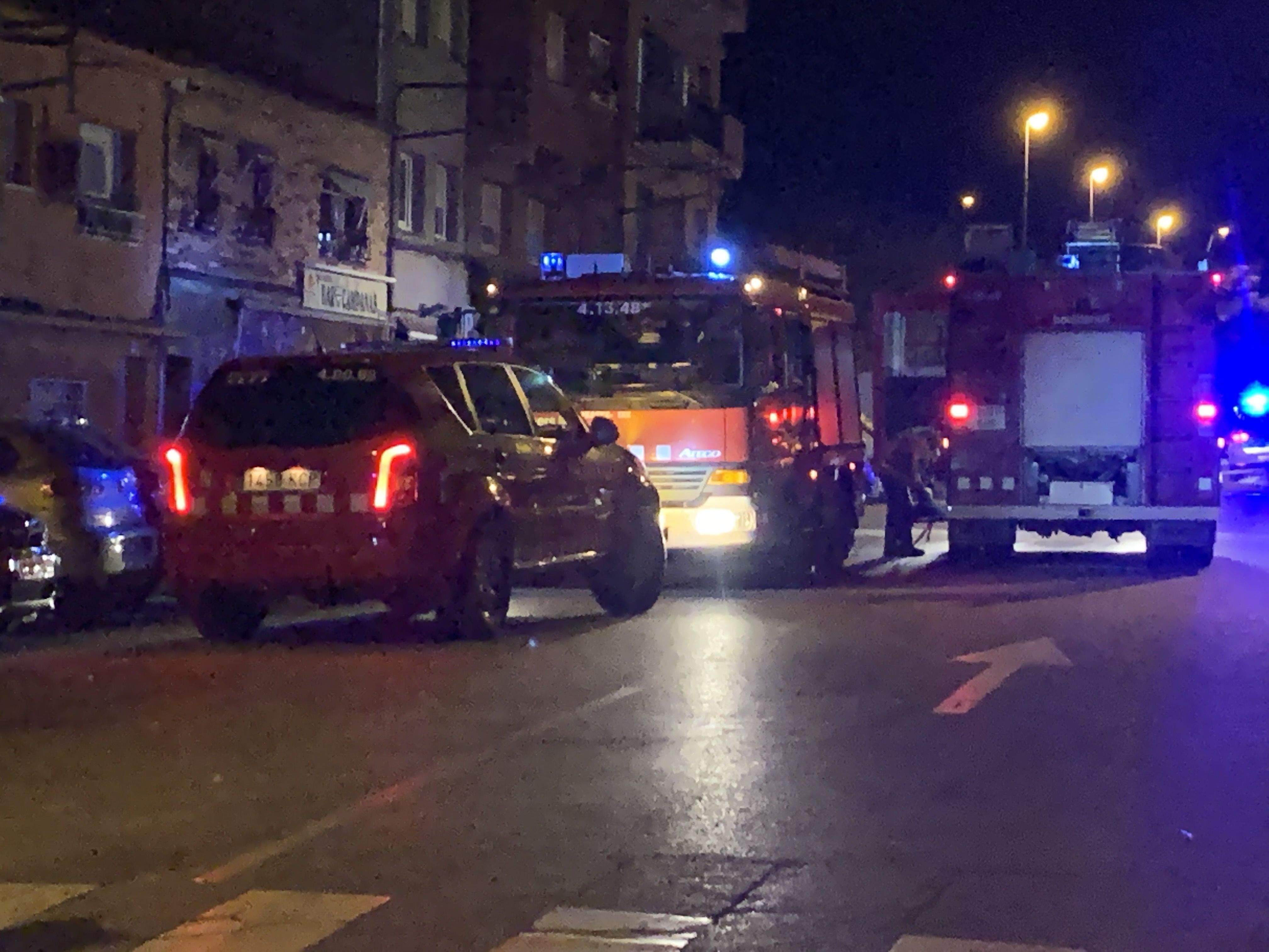 S'ha cremat una habitació d'un pis del carrer Lepant 65 de Rubí. FOTO: Cedida